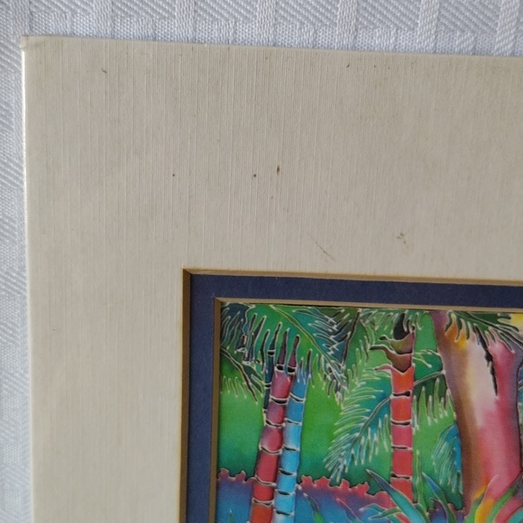 Susan Patricia 1995 art print Sitting Pretty Adirondack Chair matted unframed - Picture 3 of 10